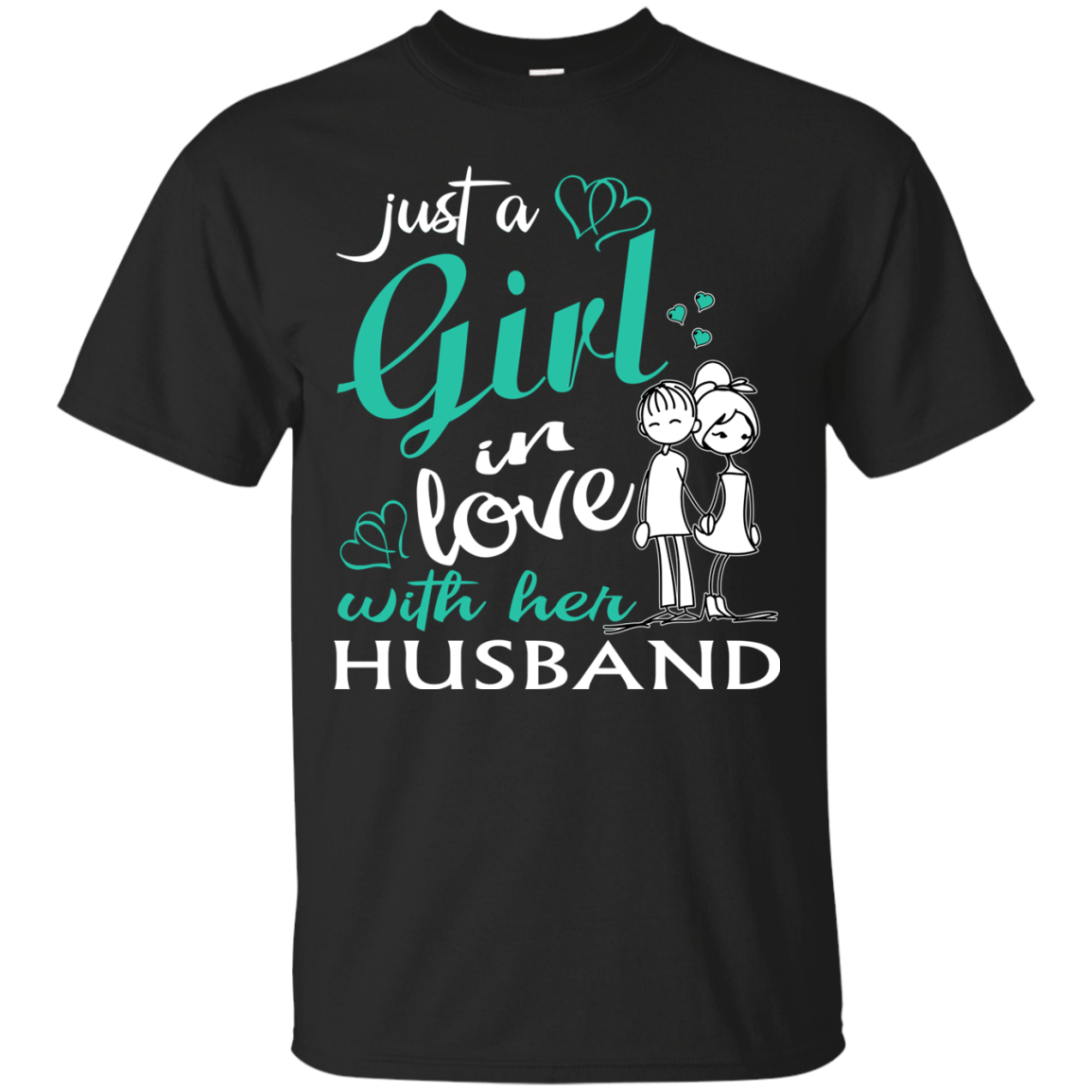 Just A Girl In Love With Her Husband Shirt, Hoodie, Tank - TeeDragons