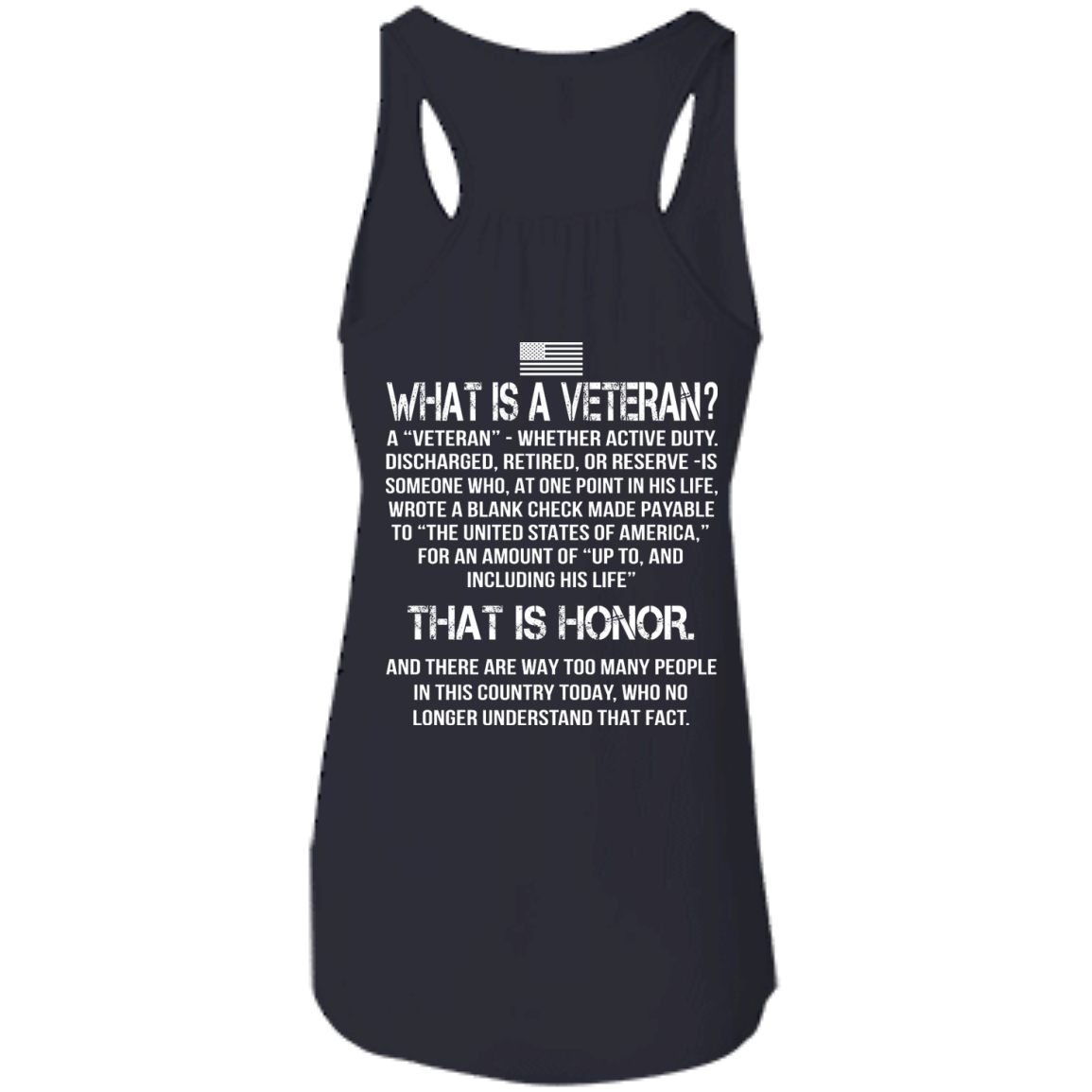 What Is A Veteran? - That Is Honor Shirt - Back Design - TeeDragons