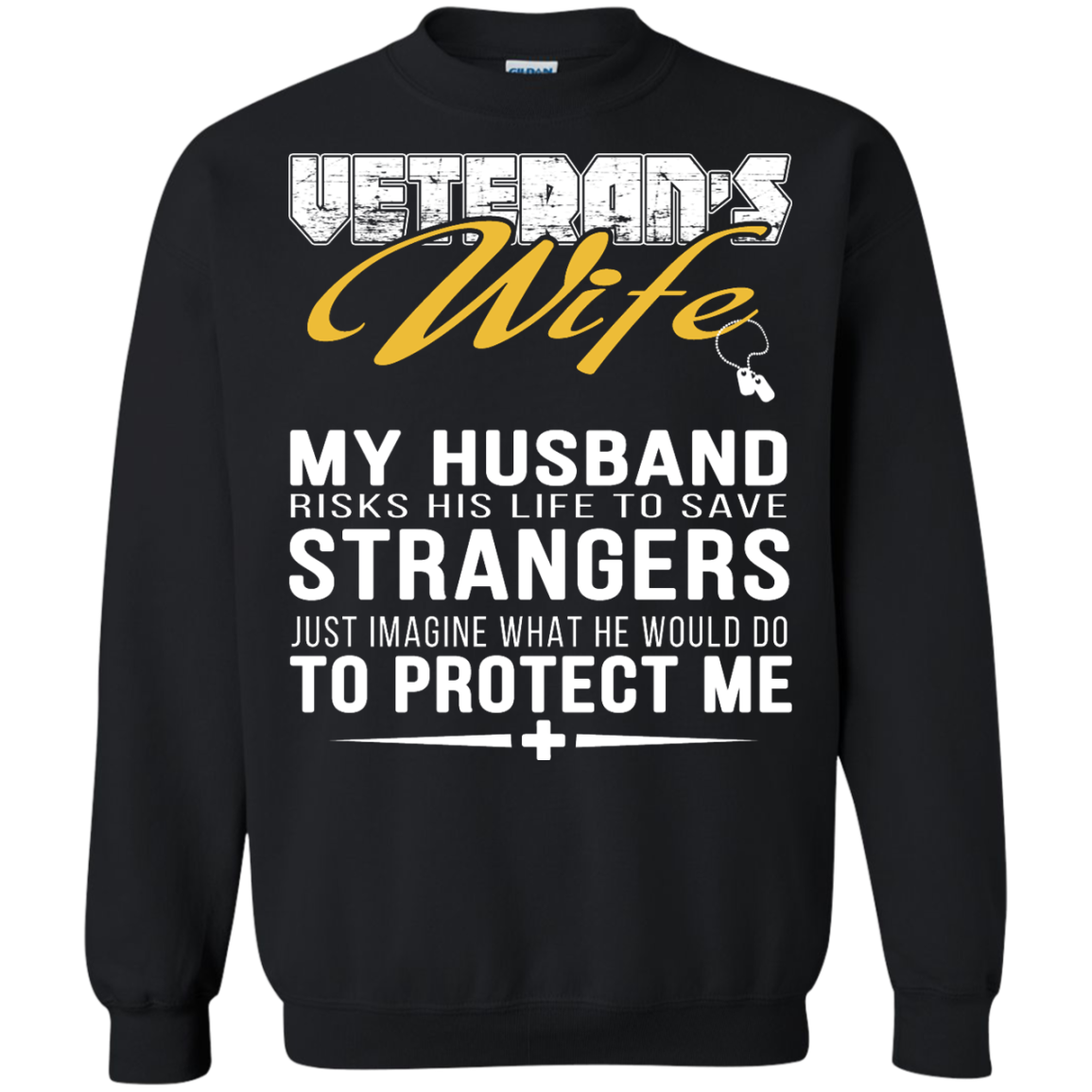 Veteran's Wife - Husband Protect Me T-Shirt, Hoodie, Tank - TeeDragons