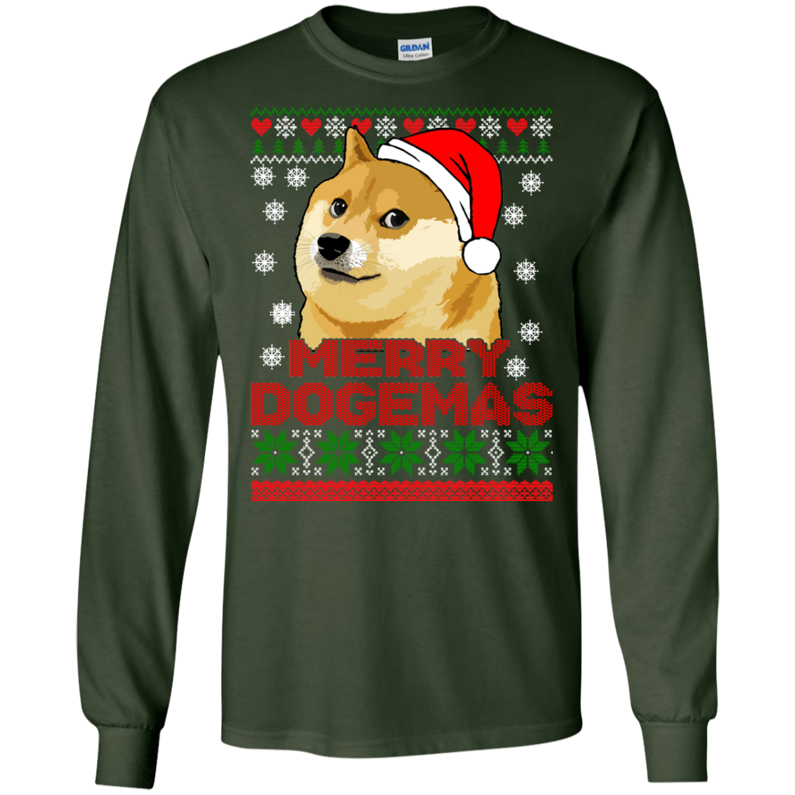 Merry Dogemas Christmas Sweater, Hoodie - TeeDragons