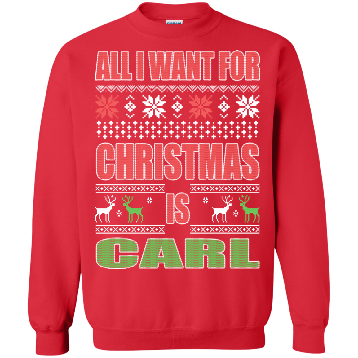 All I Want For Christmas Is Carl Sweater - TeeDragons