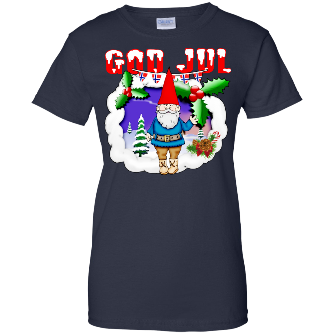 Christmas God Jul Ugly Sweater - TeeDragons