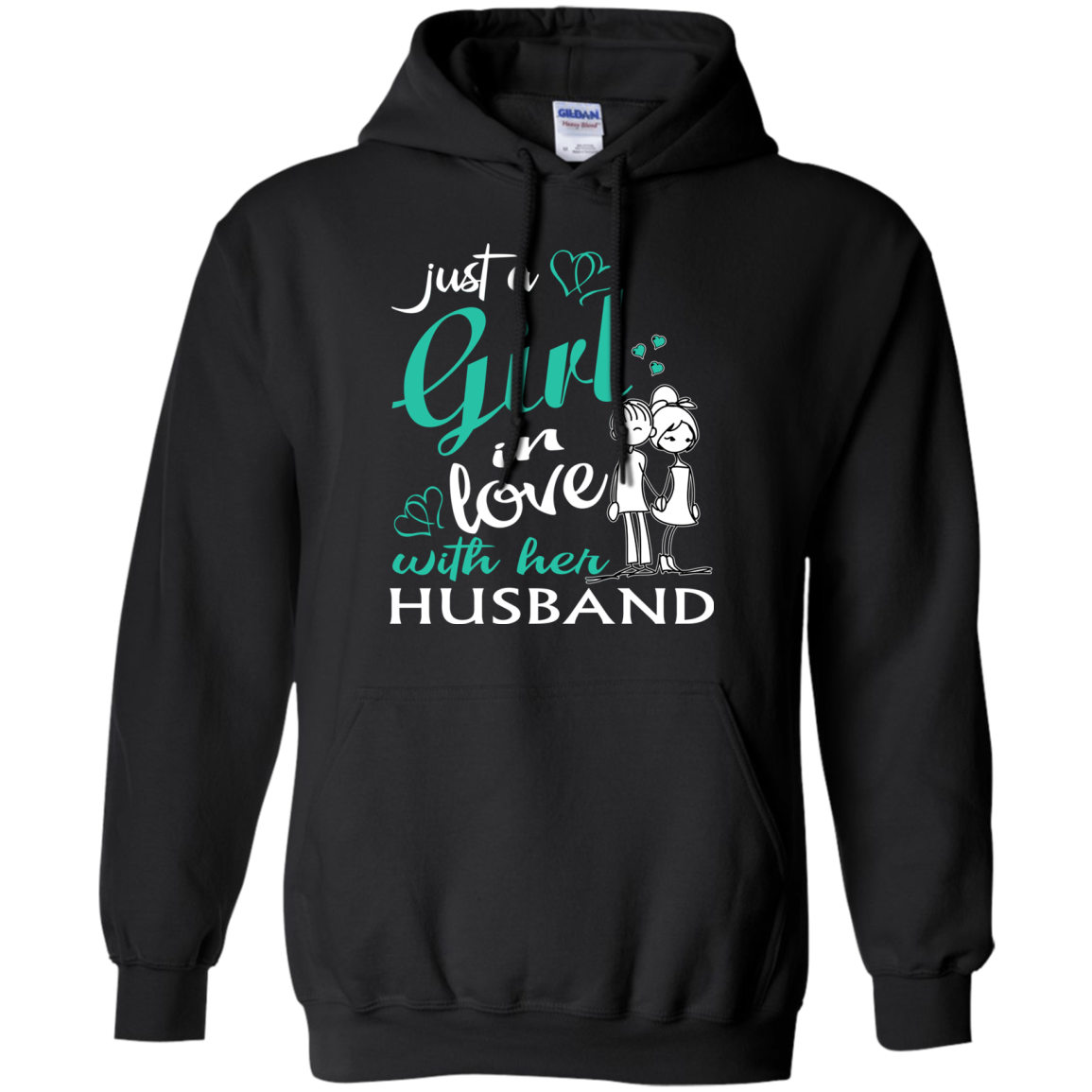 Just A Girl In Love With Her Husband Shirt, Hoodie, Tank - TeeDragons
