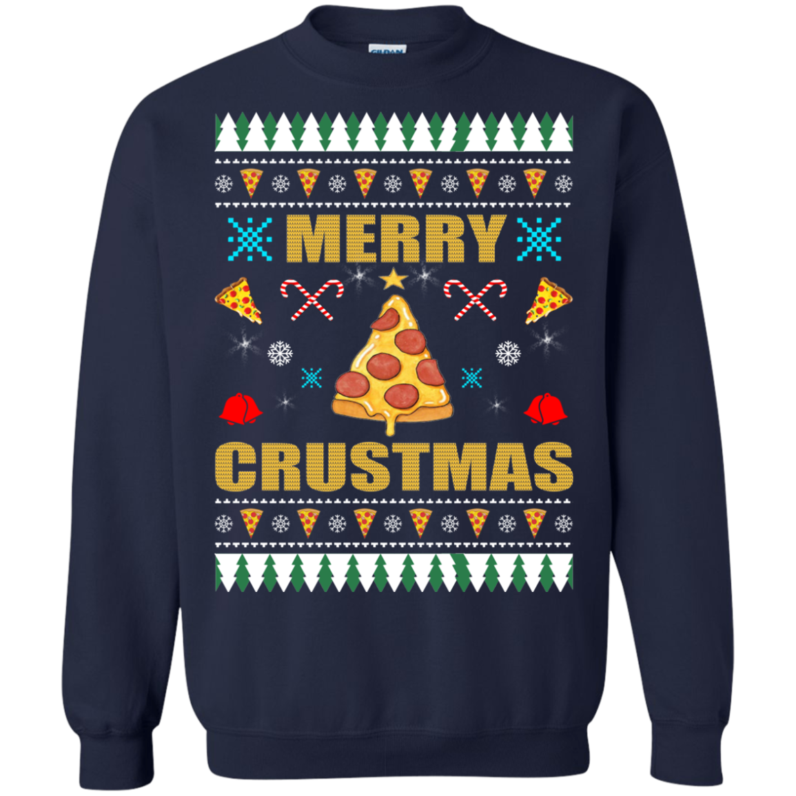 Merry Crustmas Christmas Sweater - TeeDragons
