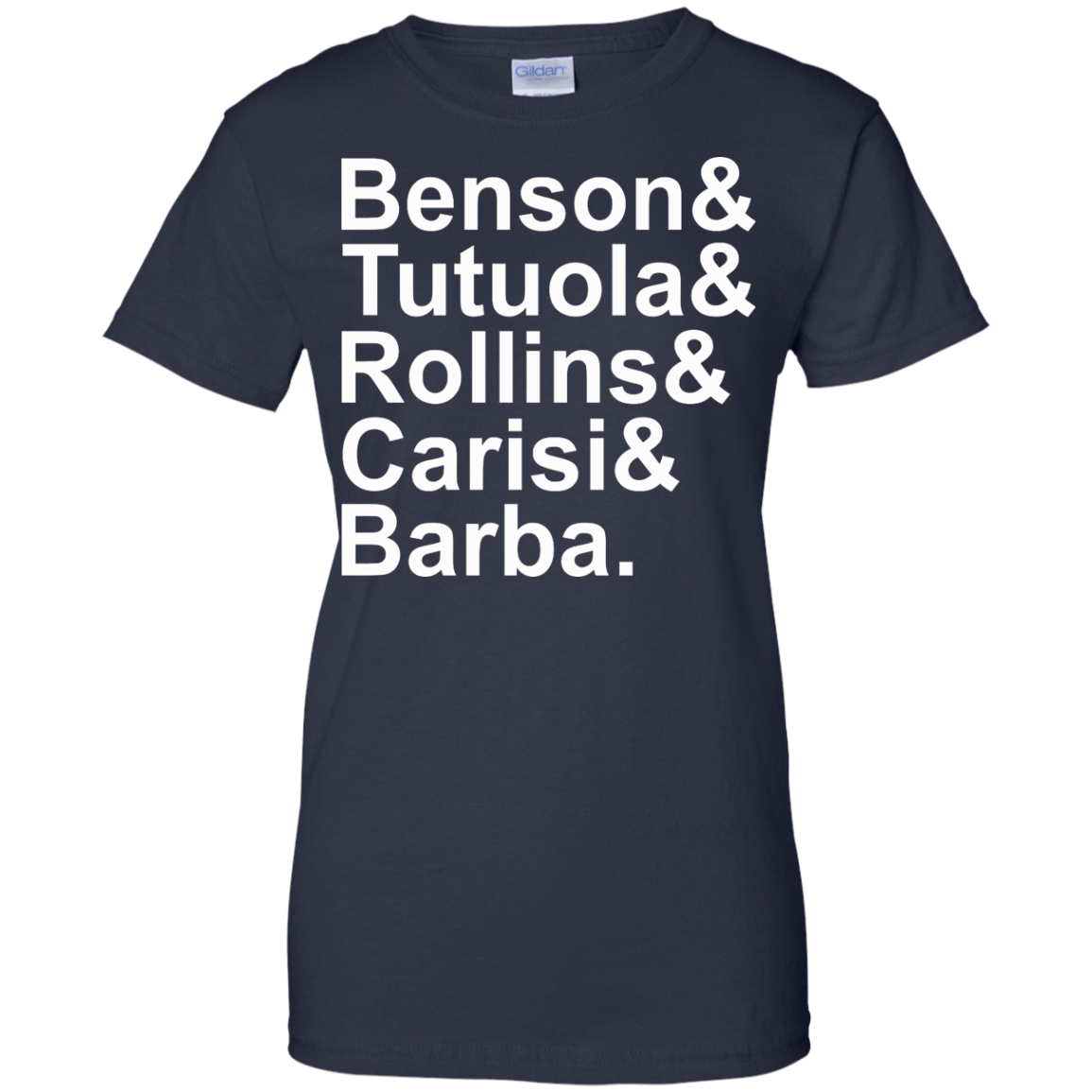 Benson - Tutuola - Rollins - Carisi - Barba T-Shirt - TeeDragons