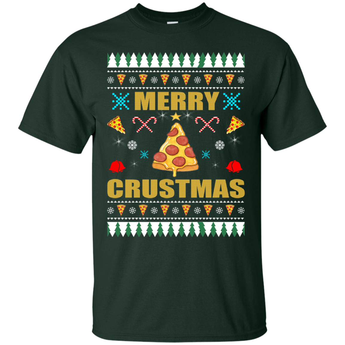 Merry Crustmas Christmas Sweater - TeeDragons