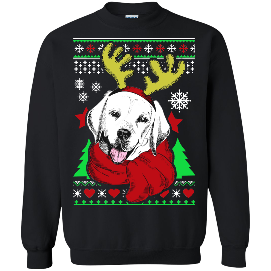 Labrador Ugly Christmas Sweater - TeeDragons