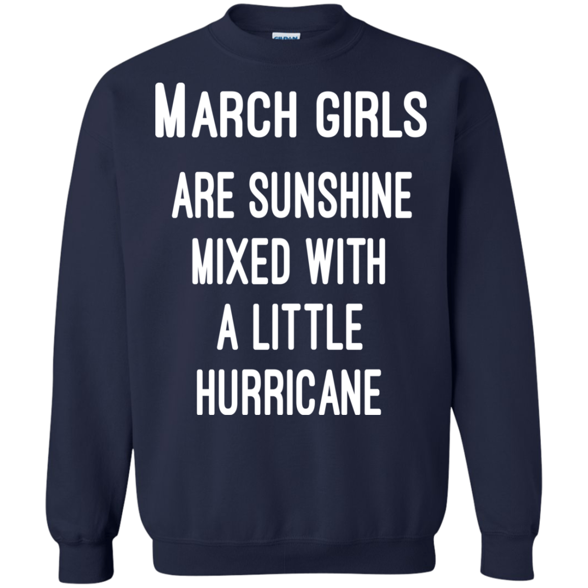 March Girls Are Sunshine Mixed With A Little Hurricane Shirt, Hoodie - TeeDragons