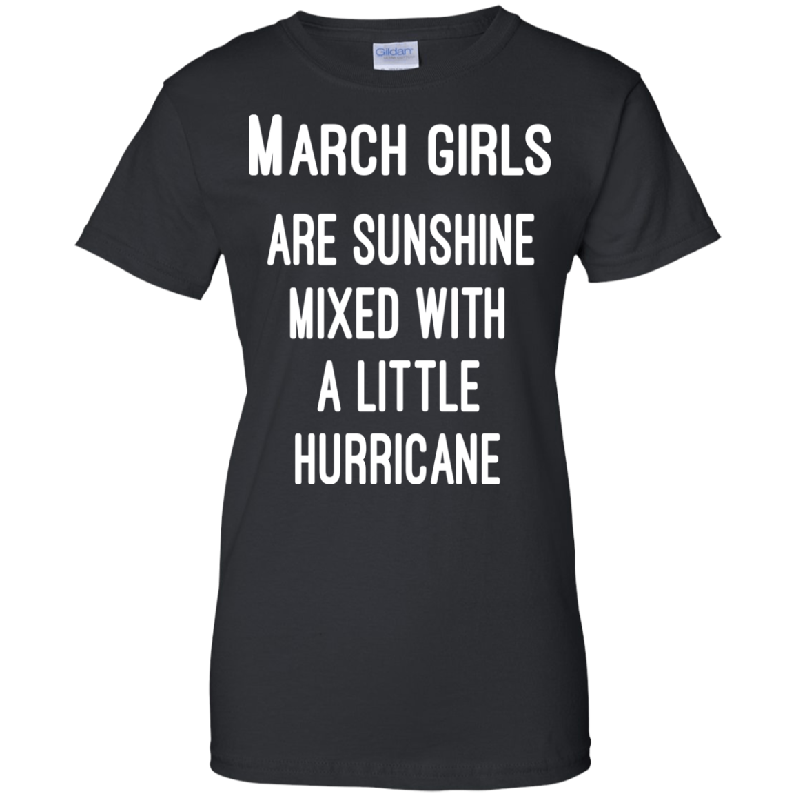 March Girls Are Sunshine Mixed With A Little Hurricane Shirt, Hoodie - TeeDragons