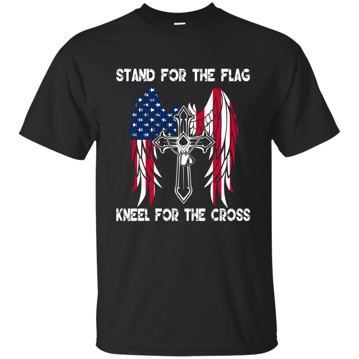 Stand For The Flag Kneel For The Cross Shirt, Hoodie, Tank - TeeDragons