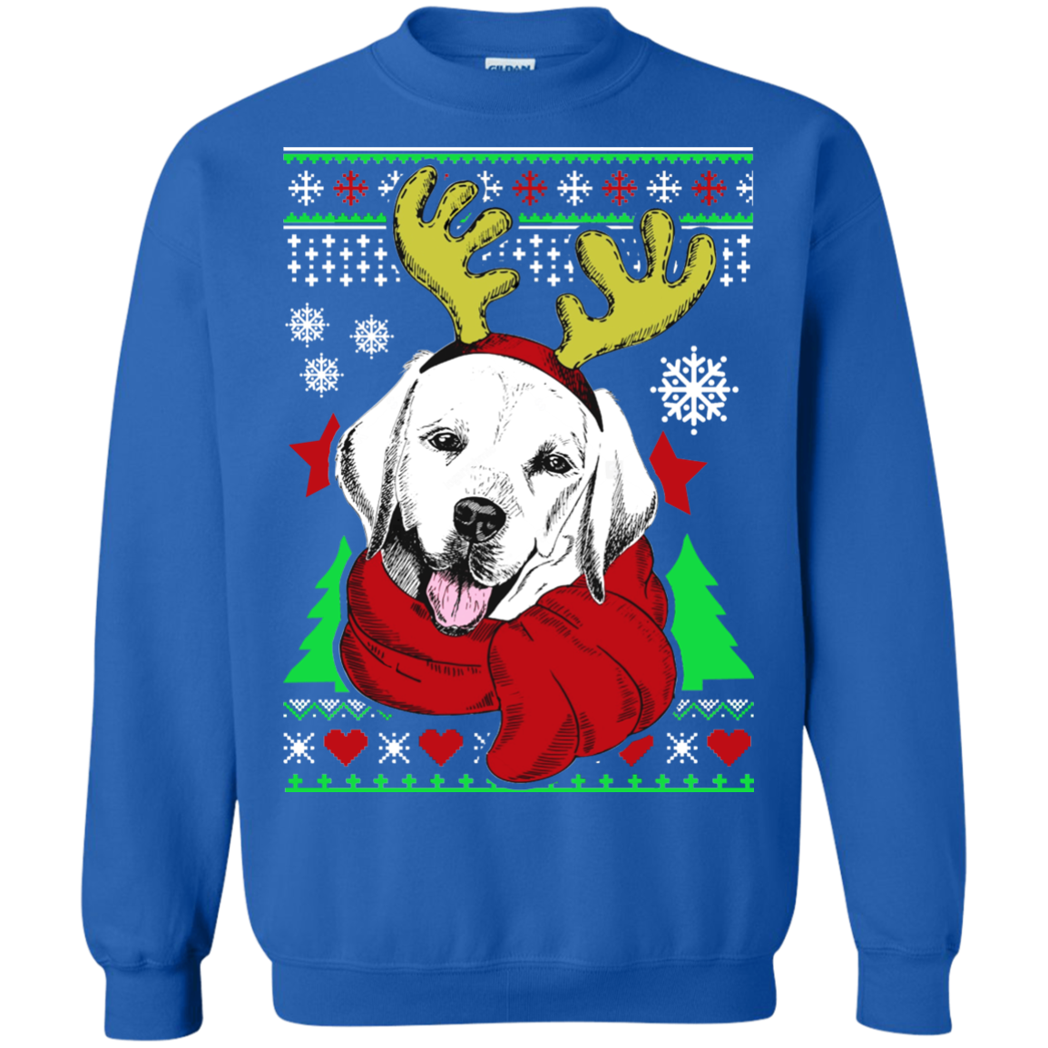Labrador Ugly Christmas Sweater - TeeDragons