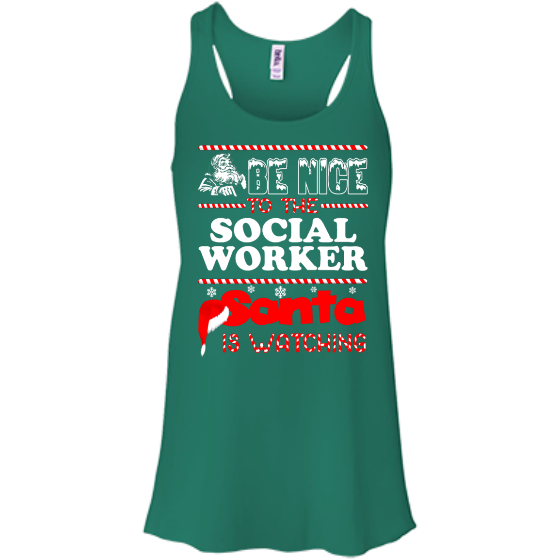 Be Nice To The Social Worker Santa Is Watching Shirt, Hoodie, Tank - TeeDragons