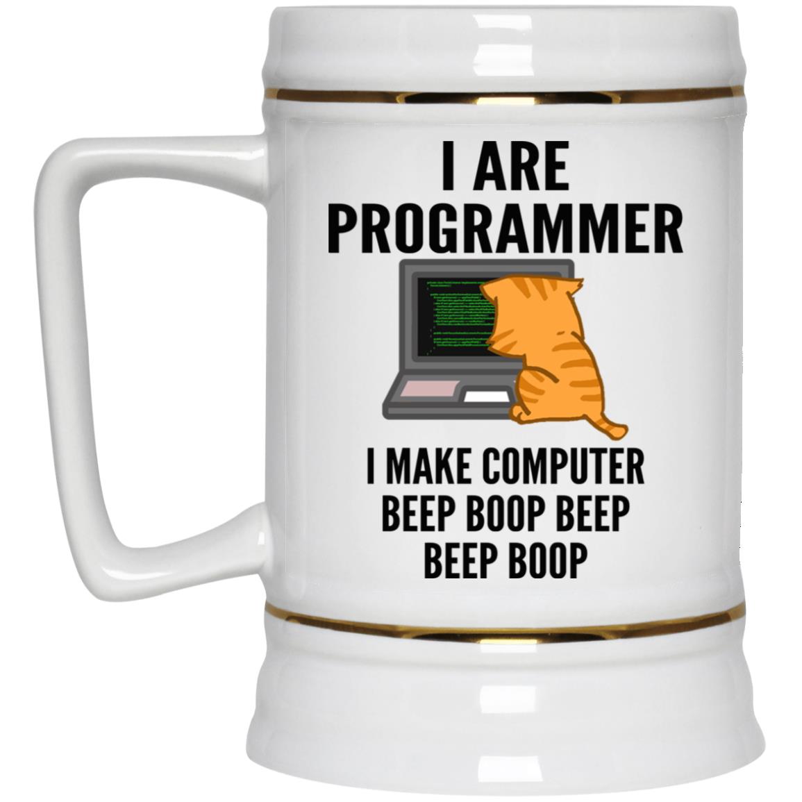 Cat - I Are Programmer I Make Computer Beep Boop Mugs