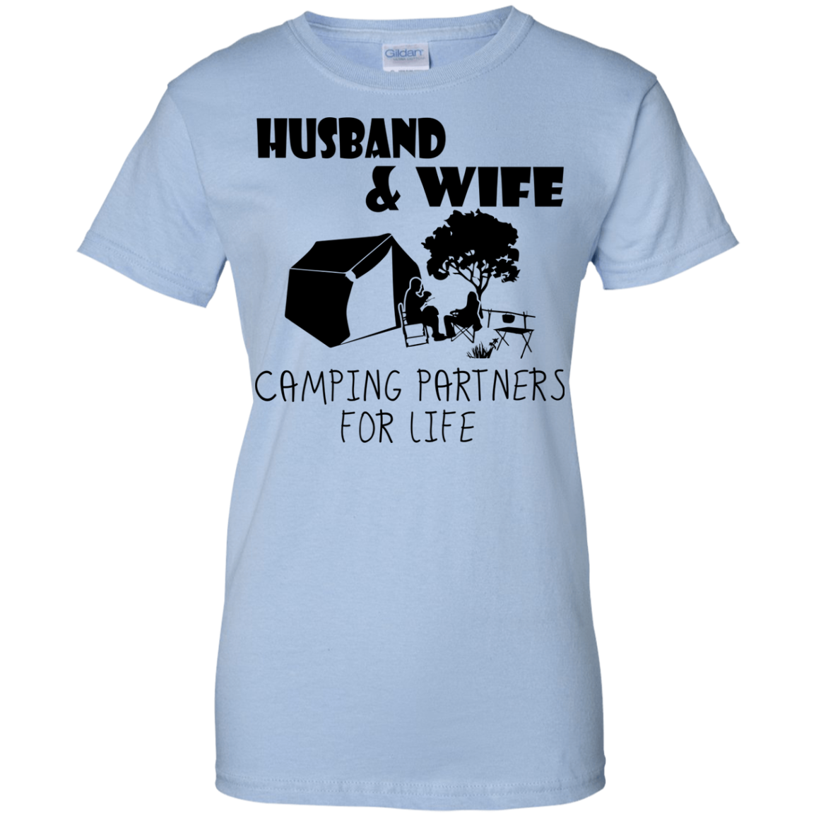 Husband And Wife - Camping Partners For Life Shirt, Hoodie, Tank - TeeDragons