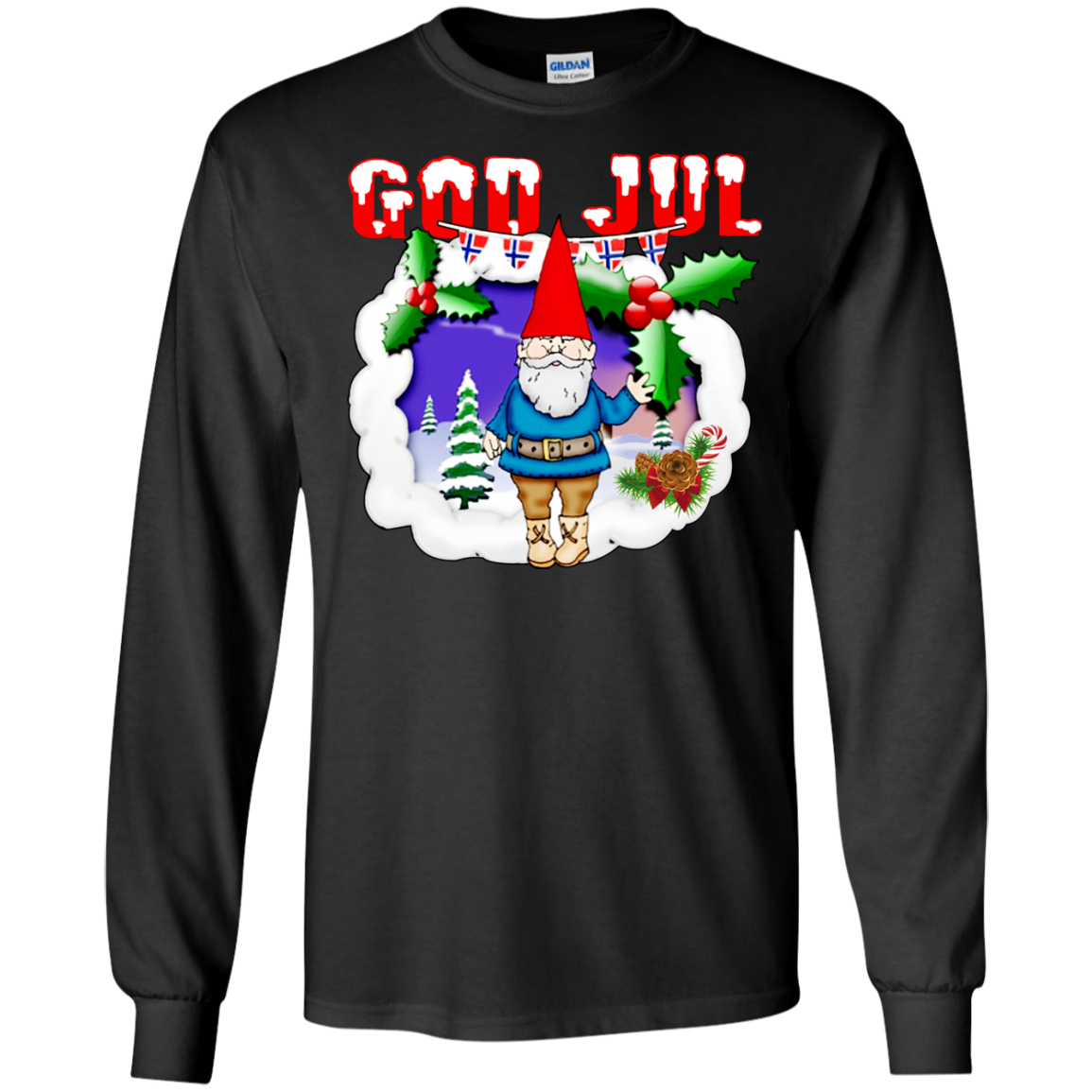Christmas God Jul Ugly Sweater - TeeDragons