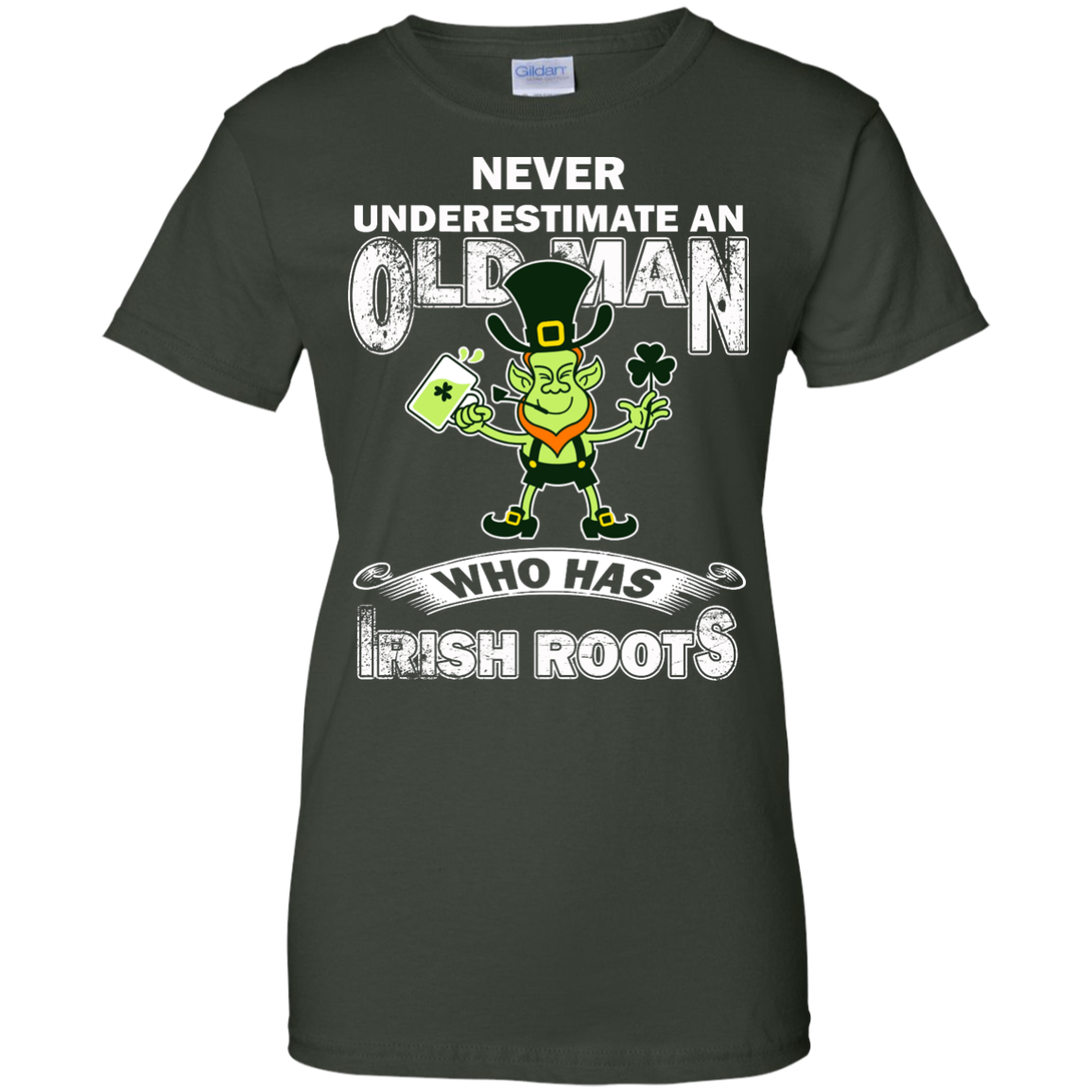 Never Underestimate An Old Man Who Has Irish Roots Shirt, Hoodie, Tank - TeeDragons