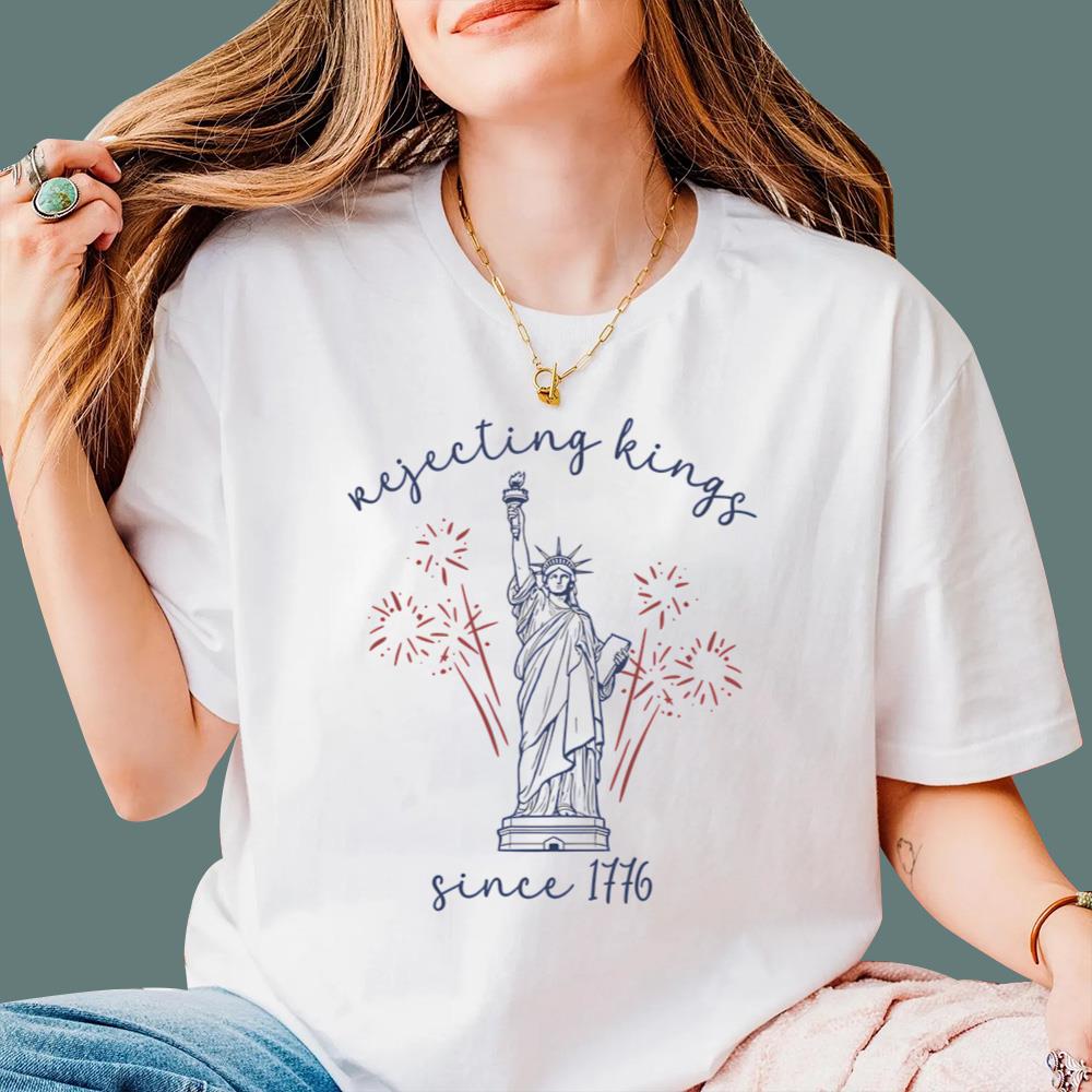2026 4th Of July Rejecting Kings Since 1776 T-Shirt