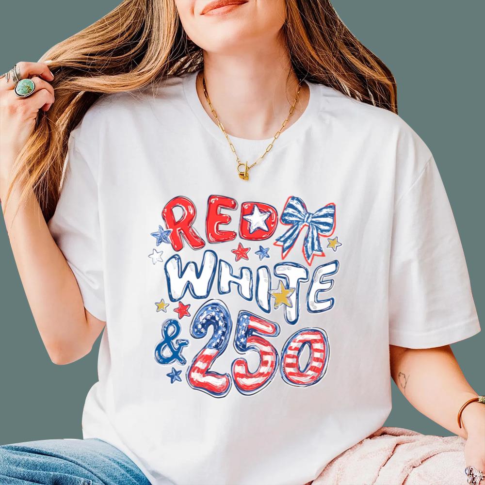 4th Of July Red White And 250 T-Shirt