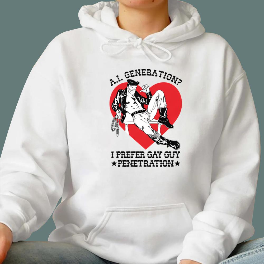 AI Generation I Prefer Gay Guy Penetration T-Shirt