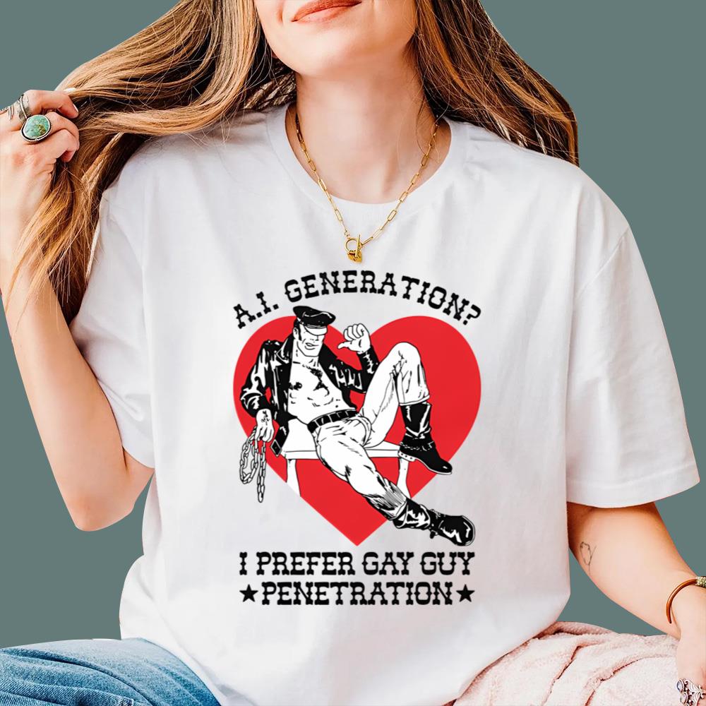 AI Generation I Prefer Gay Guy Penetration T-Shirt