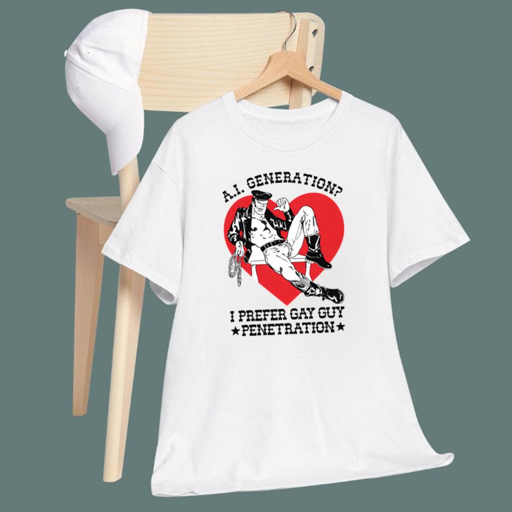 AI Generation I Prefer Gay Guy Penetration T-Shirt