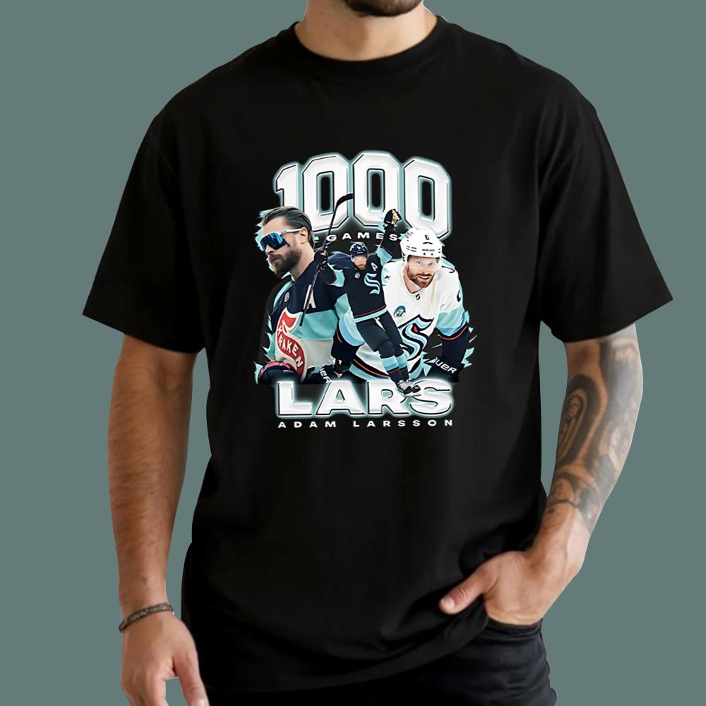 Adam Larsson 1000 Games T-Shirt