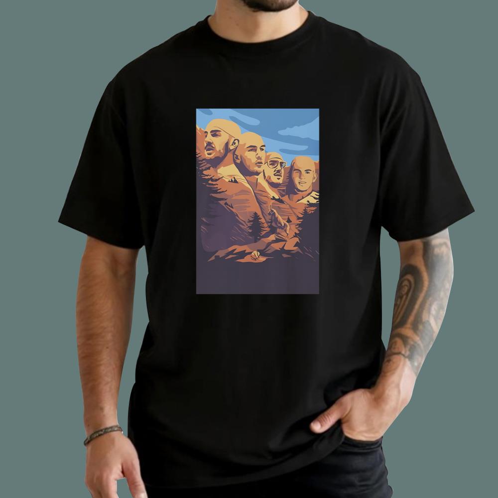 Alex Caruso Wears Mount Rushmore T-Shirt
