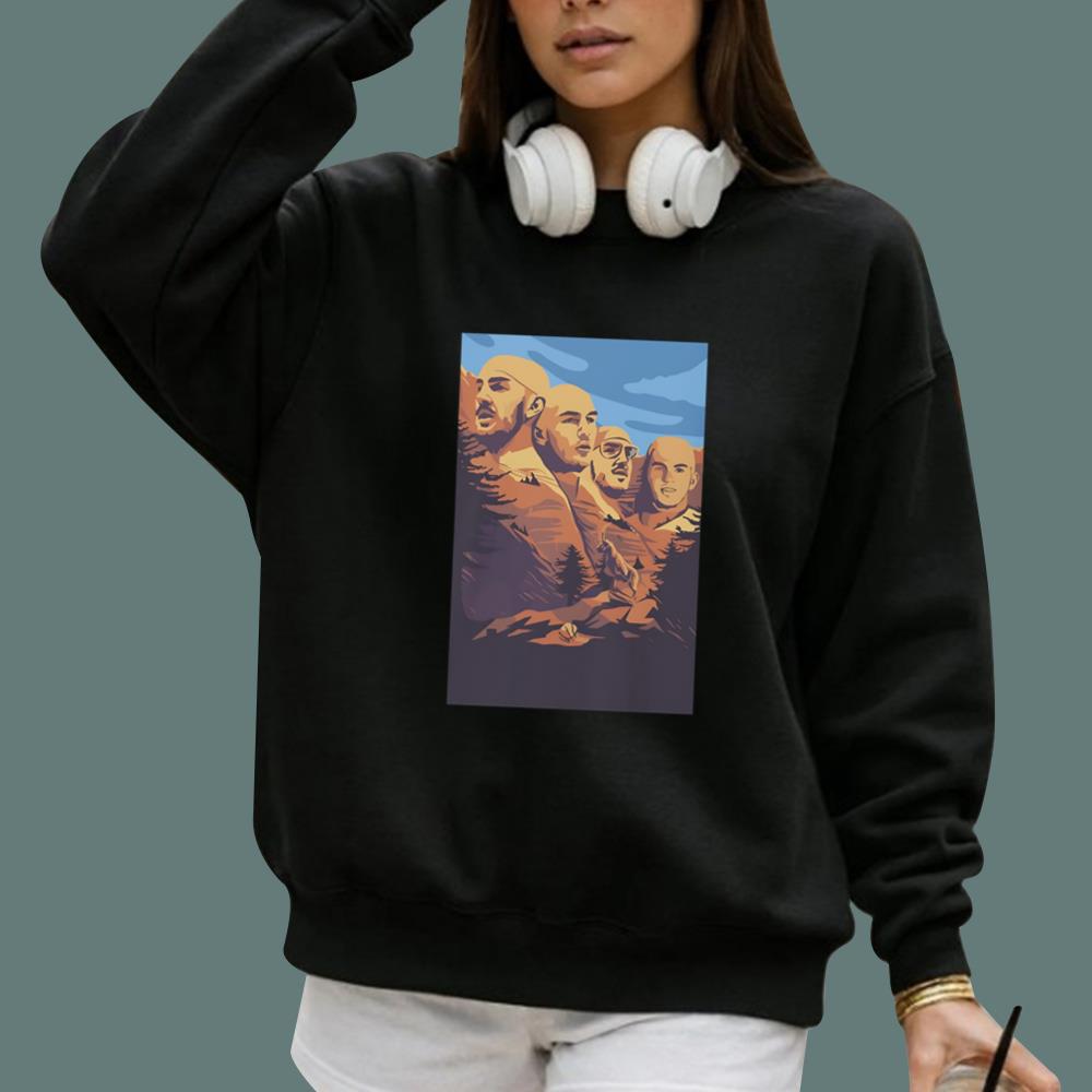 Alex Caruso Wears Mount Rushmore T-Shirt
