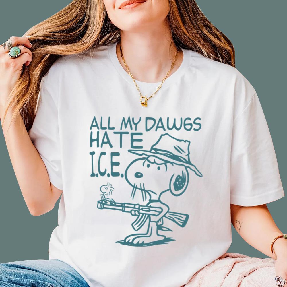 All My Dawgs Hate ICE T-Shirt