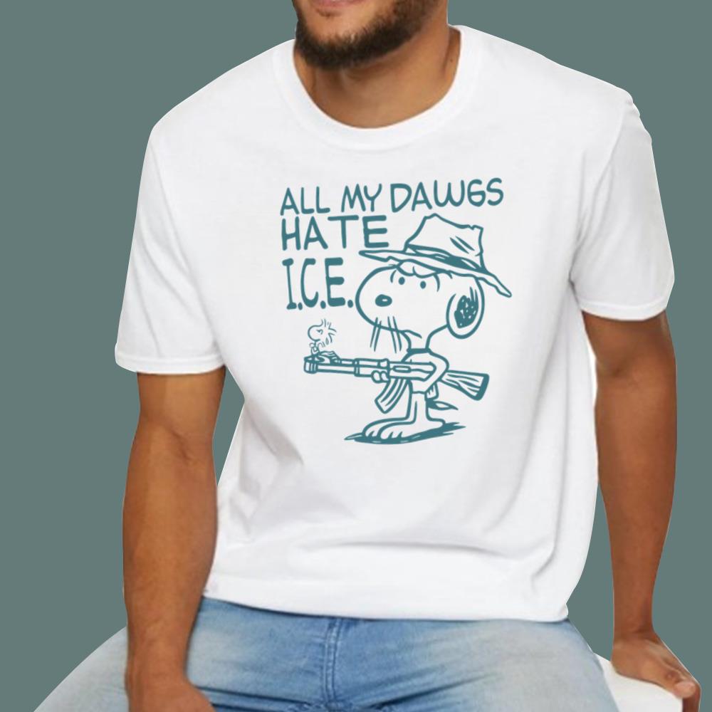 All My Dawgs Hate ICE T-Shirt