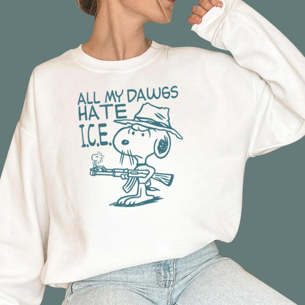 All My Dawgs Hate ICE T-Shirt