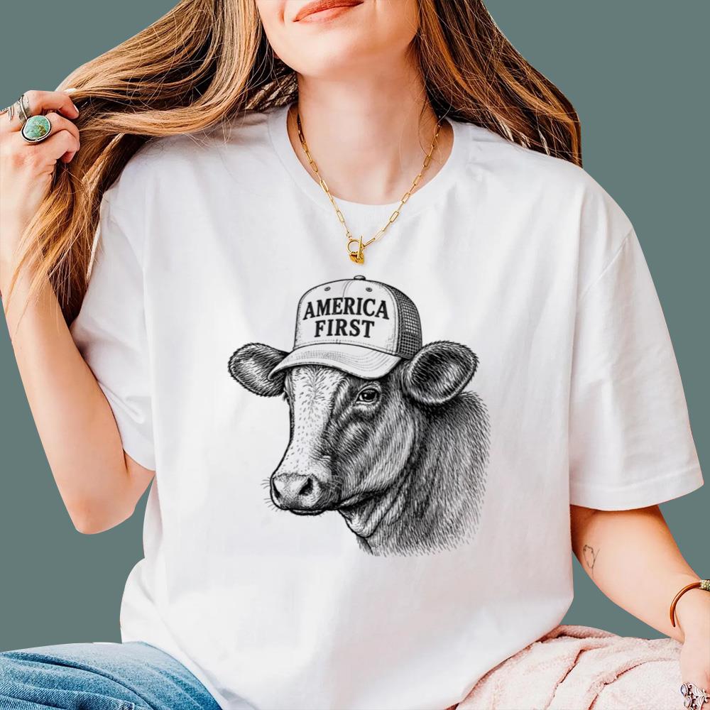 America First Cow T-Shirt