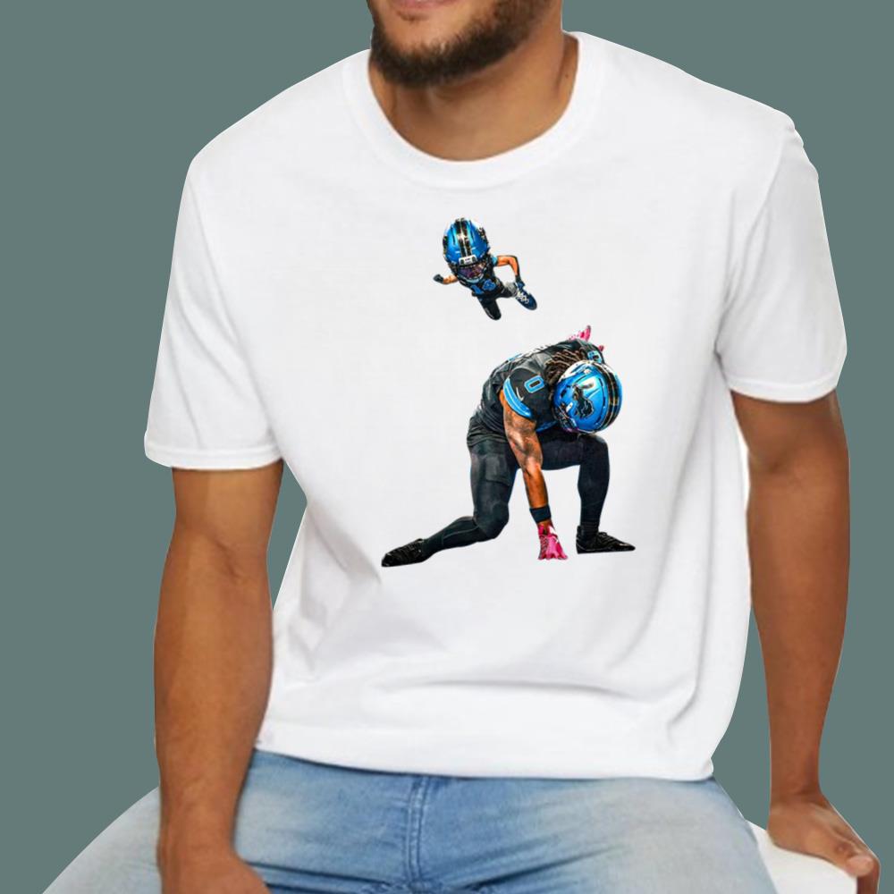 Amon Ra St. Brown And RB Jahmyr Gibbs Pulled Off A Super Hero Funny T-Shirt
