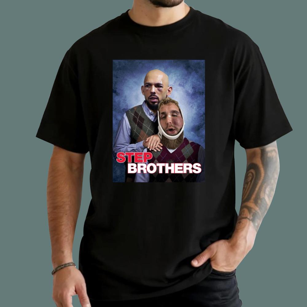 Andrew Tate and Jake Paul Step Brothers T-Shirt