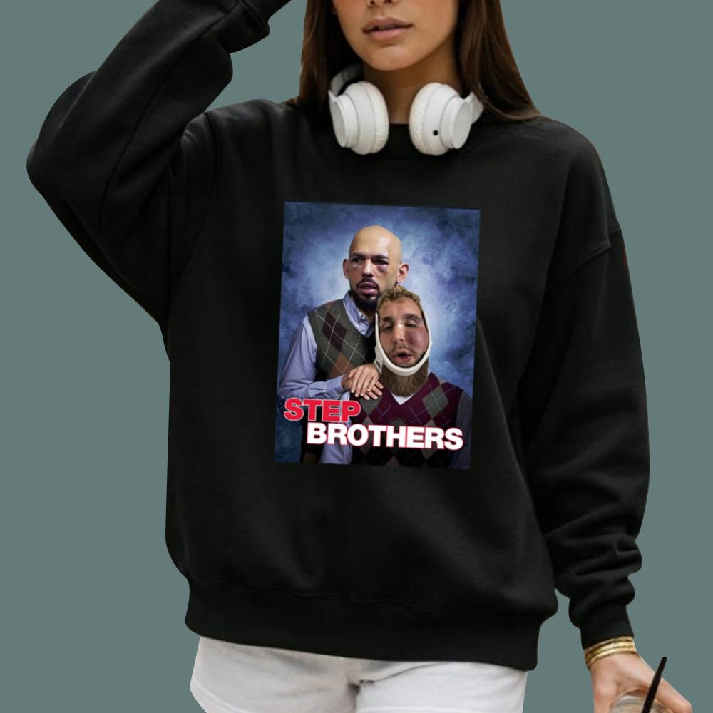 Andrew Tate and Jake Paul Step Brothers T-Shirt
