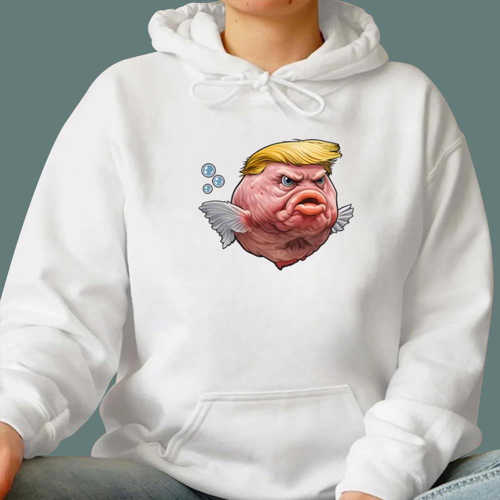 Angry Fish Political Satire Trump T-Shirt - TeeDragons