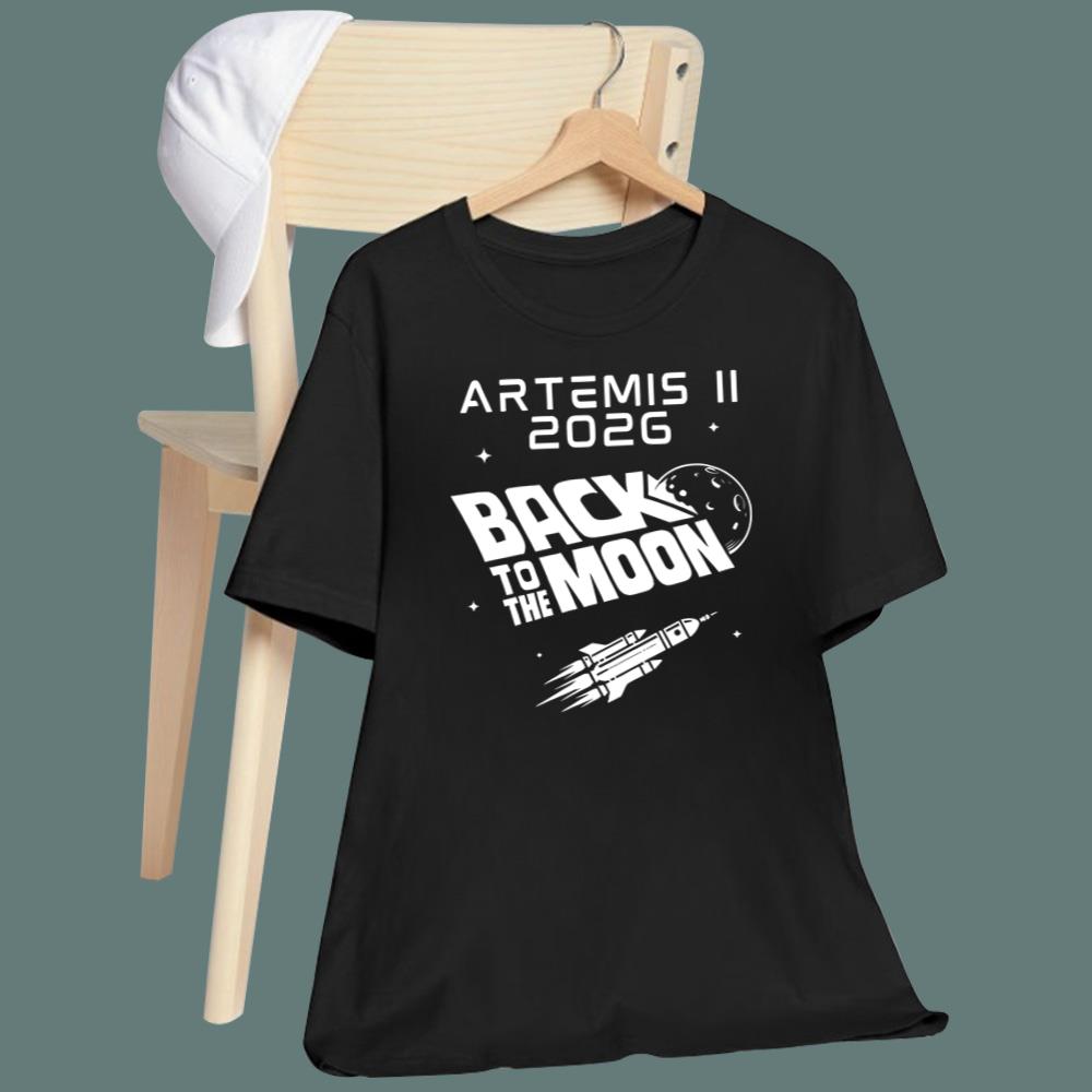 Artemis II 2026 Back To The Moon T-Shirt