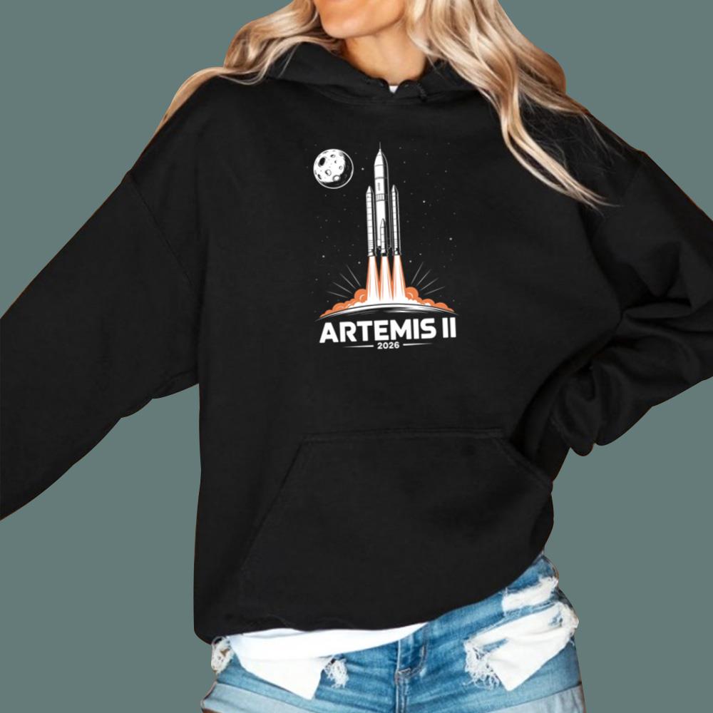 Artemis II 2026 Launch To The Moon T-Shirt
