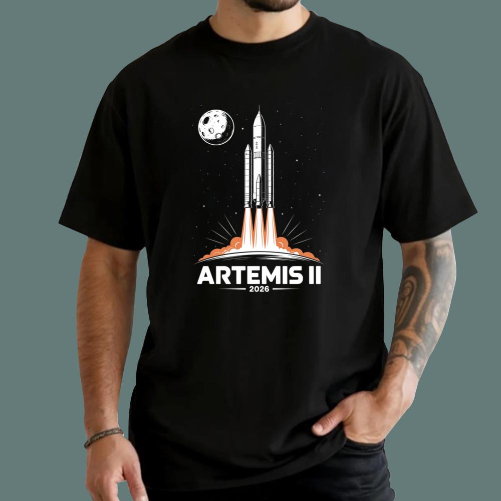 Artemis II 2026 Launch To The Moon T-Shirt