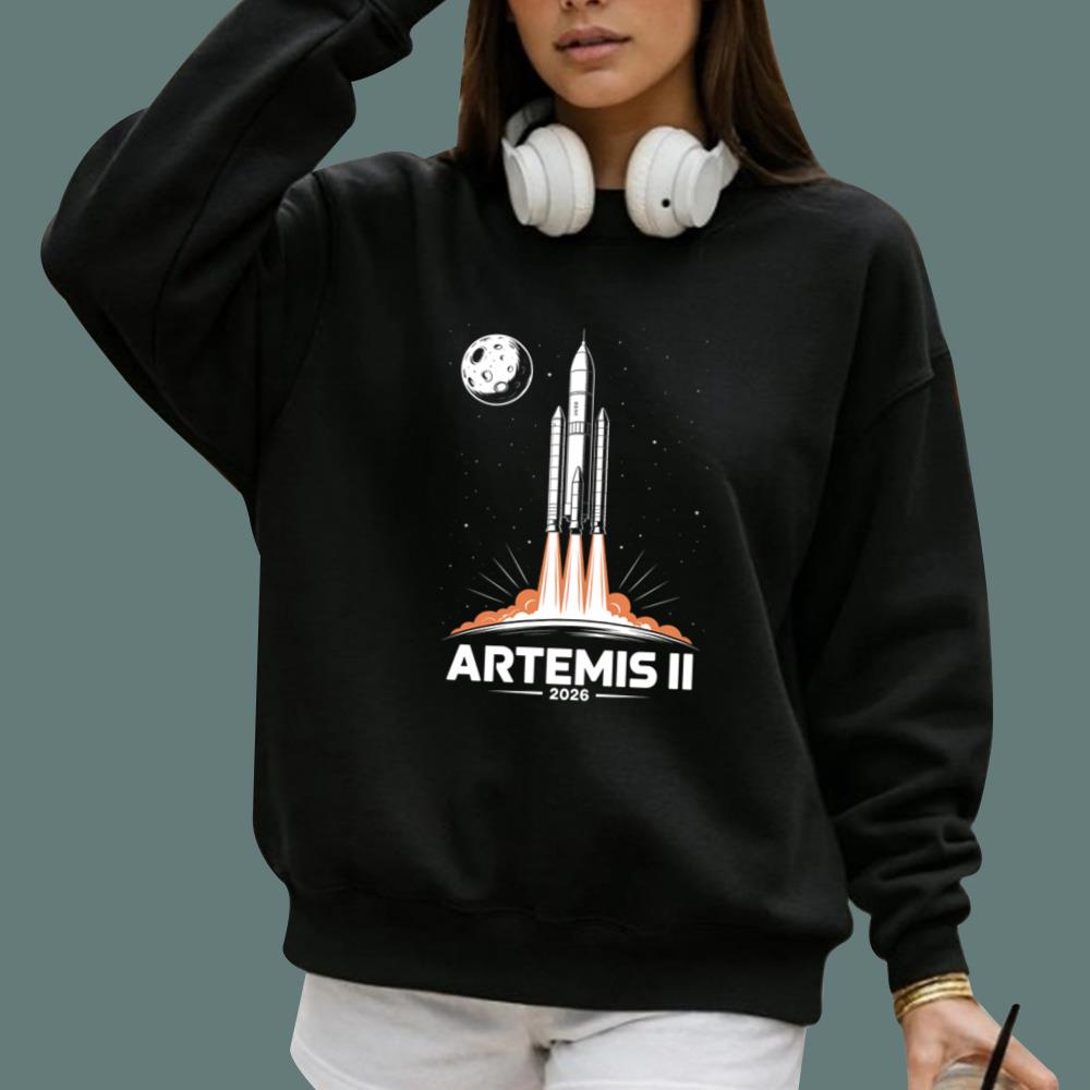 Artemis II 2026 Launch To The Moon T-Shirt