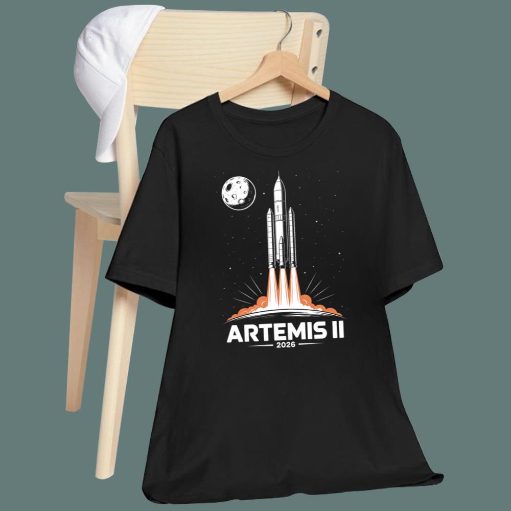 Artemis II 2026 Launch To The Moon T-Shirt
