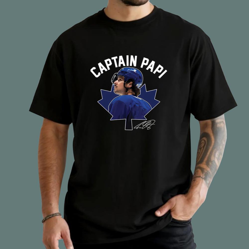 Auston Matthews Captain Papi T-Shirt