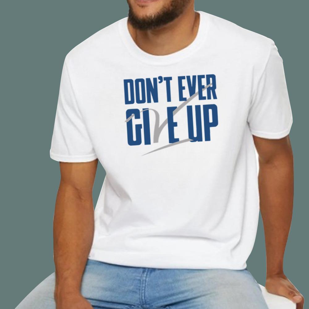 BYU Don’t Ever Give Up T-Shirt