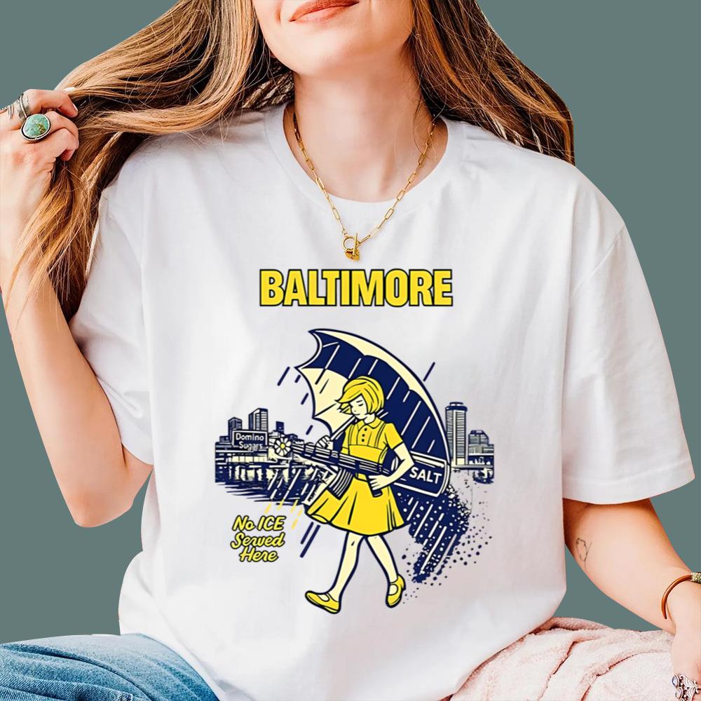 Baltimore No ICE Served Here T-Shirt - TeeDragons