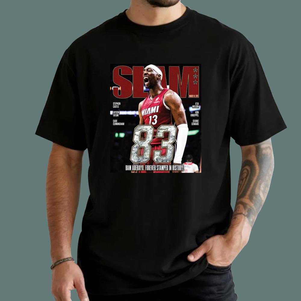 Bam Adebayo Forever Stamped In History T-Shirt