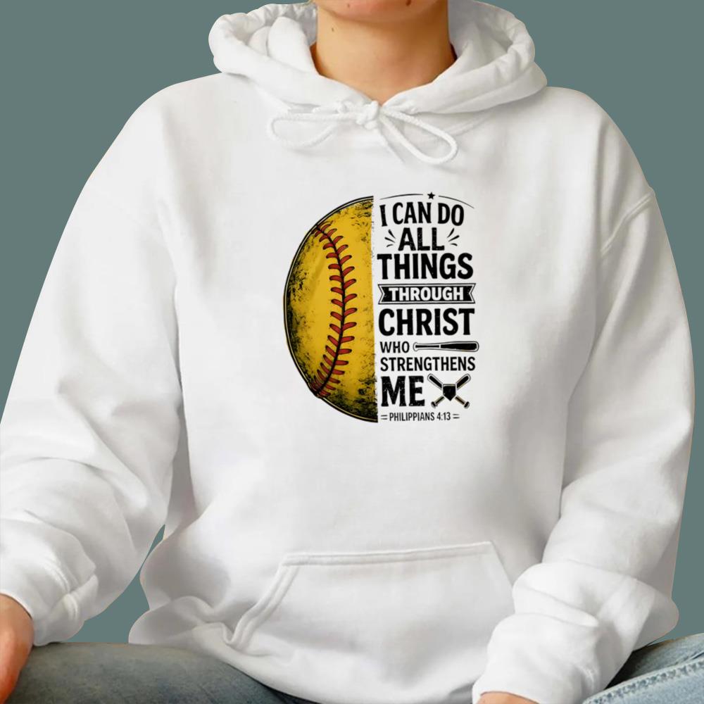 Baseball I Can Do All Things Through Christ T-Shirt