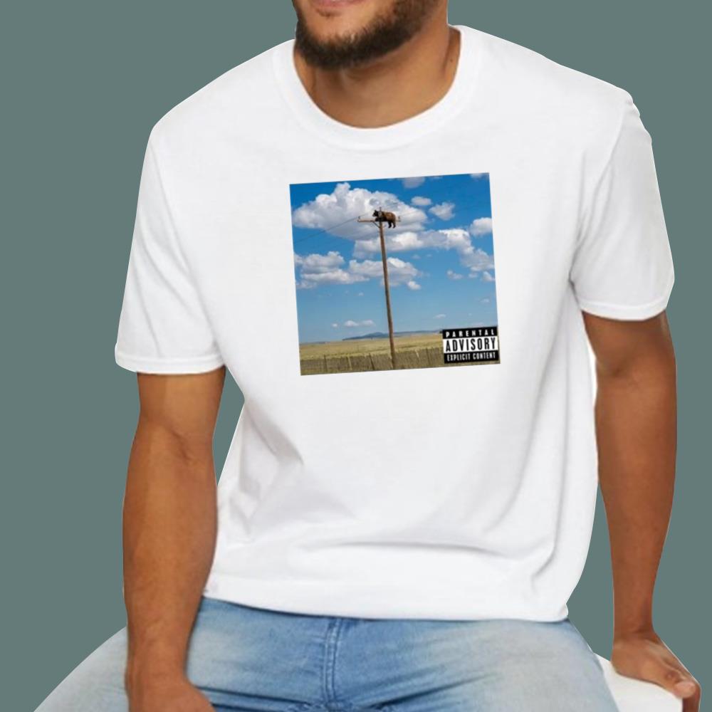 Bear On Top Of The Light Pole T-Shirt