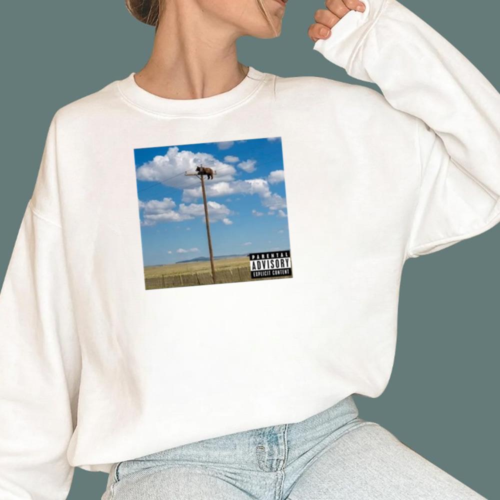 Bear On Top Of The Light Pole T-Shirt