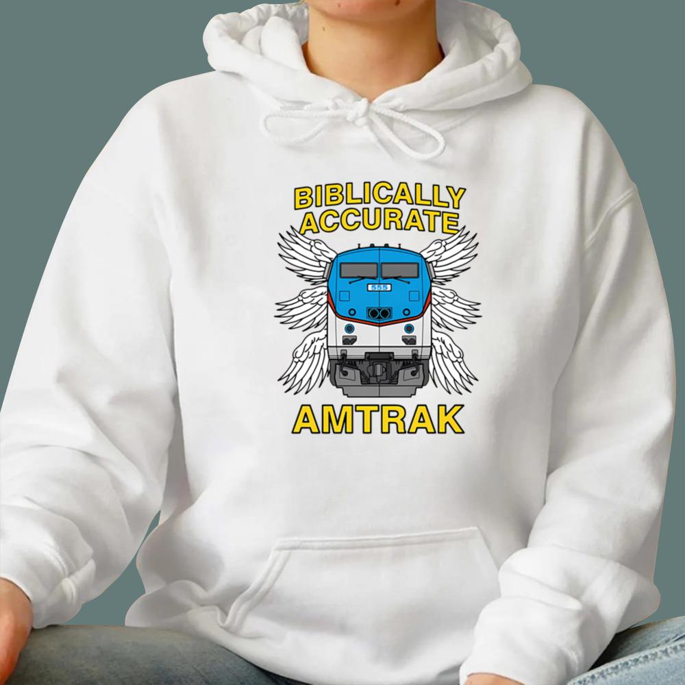 Biblically Accurate Train Amtrak T-Shirt