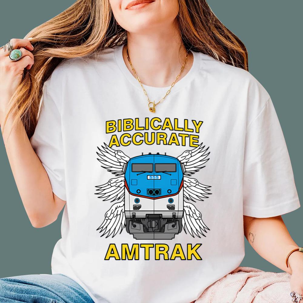 Biblically Accurate Train Amtrak T-Shirt